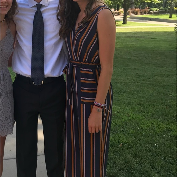 Striped Jumpsuit - Picture 2 of 3